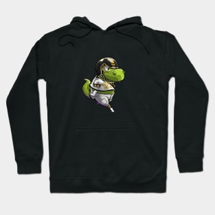 Dinosaur T-Rex Football Hoodie